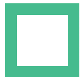 Fustella con motivo quadrato dim. 25mm cwr