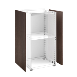 Fianchi finitori filing - per armadi - 41,6 x 86,9 cm - wenge' - linekit