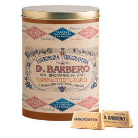 Gianduiotti - in scatola di metallo - gusto classico - barbero
