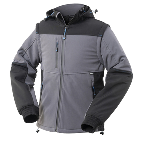 Giubbotto softshell siberia - taglia m - grigio - rossini