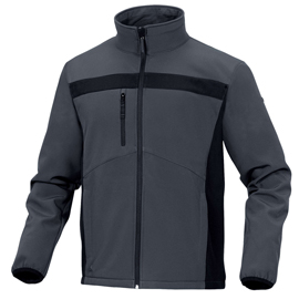 Giacca softshell lulea2 - taglia m - grigio/nero - deltaplus