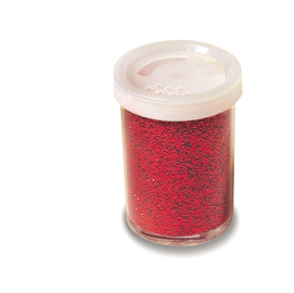 Glitter flacone grana fine - 25ml - rosso - cwr