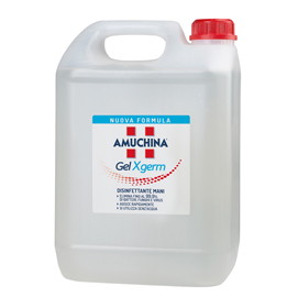 Gel x-germ disinfettante mani - tanica 5 l - amuchina professional