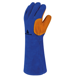 Guanti da saldatore anti calore - tg. Unica - blu - deltaplus
