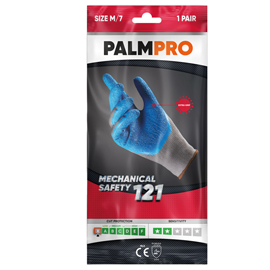 Guanti mechanical safety palmpro 121 - taglia xl - grigio/blu - icoguanti
