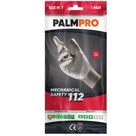 Guanti mechanical safety palmpro 112 - taglia xxl - grigio - icoguanti