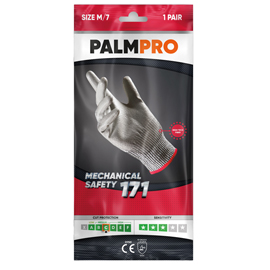 Guanti mechanical safety palmpro 171 - taglia m - grigio - icoguanti