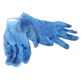Guanti in nitrile detectabili - s/polvere - taglia s - blu - linea flash - conf. 100 pezzi
