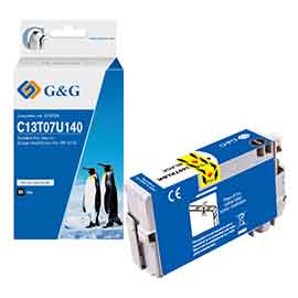 Gg - cartuccia ink compatibile per epson workforce pro wf-4745 - nero