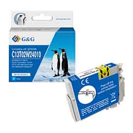 Gg - cartuccia ink compatibile per epson expression home xp-5105/5100 - ciano