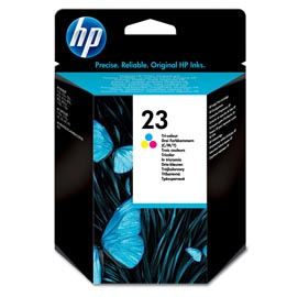 Hp - cartuccia ink - 23 - c/m/y - c1823d - 620 pag