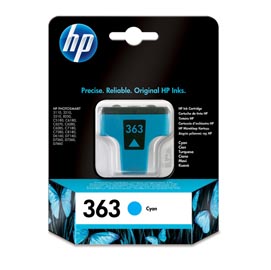 Hp - cartuccia ink - 363 - ciano - c8771ee - 400 pag