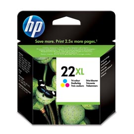 Hp - cartuccia ink - 22xl - c/m/y - c9352ce - 415 pag