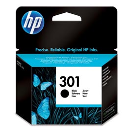 Hp - cartuccia ink - 301 - nero - ch561ee - 190 pag