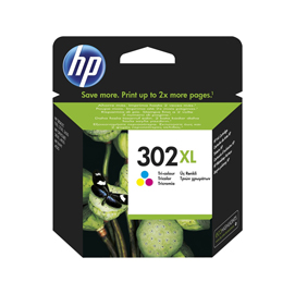 Hp - cartuccia ink - 302xl - c/m/y - f6u67ae - 330 pag