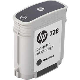 Hp - cartuccia ink - 728 - nero - f9j64a - 69ml