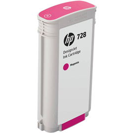 Hp - cartuccia ink - 728 - magenta - f9j66a - 130ml