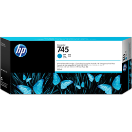 Hp - cartuccia ink - 745 - ciano - f9k03a - 300ml