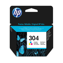 Hp - cartuccia ink - 304 - c/m/y - n9k05ae - 100 pag