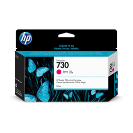 Hp - cartuccia ink - 730 - magenta - p2v63a - 130ml