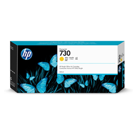 Hp - cartuccia ink - 730 - giallo - p2v70a - 300ml