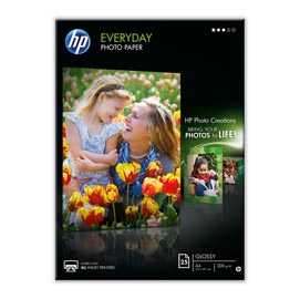 Hp - confezione da 25 fogli carta fotografica lucida hp everyday a4/210 x 297 mm - q5451a