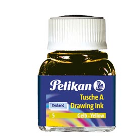 Inchiostro di china 523  - 10ml - giallo 5 - pelikan