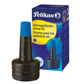 Inchiostro 4k per cuscinetti - senza olio - 28 ml - blu - pelikan