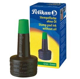 Inchiostro 4k per cuscinetti - senza olio - 28 ml - verde - pelikan
