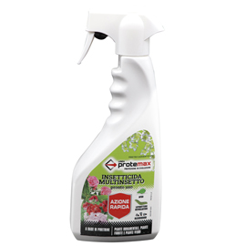 Insetticida/aficida spray multinsettto - pronto uso con pfnpo - 500 ml - protemax