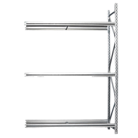 Kit scaffale - modulo estensione - per pneumatici - 3 ripiani - 150 x 50 x 200 cm - acciaio - tecnotelai