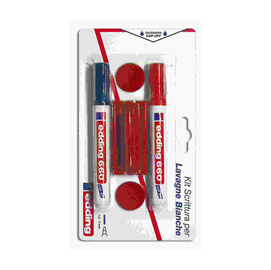 Kit scrittura per lavagne bianche - edding