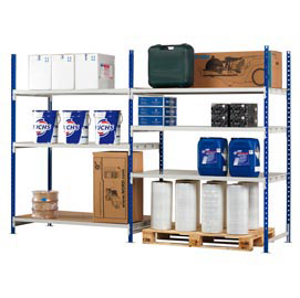 Kit aggiunta - scaffale in metallo - 100x60x200 cm - grigio - paperflow