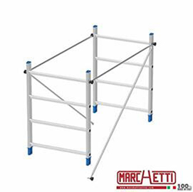 Kit alza top in alluminio 1,00mt (prolunga per trabatello dinamico)