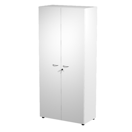 Kit 4 ripiani ricambio per armadio modulare 90x45,8cm - h200cm bianco