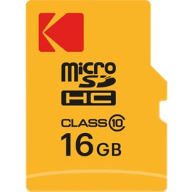 Kodak - micro sdhc class 10 extra - ekmsdm16ghc10ck - 16gb