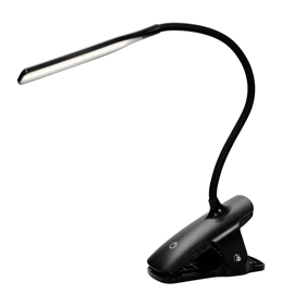 Lampada ledclip - 2,8w - nero - alba
