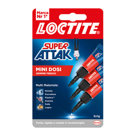 Loctite super attak mini dosi liquido 3x1g