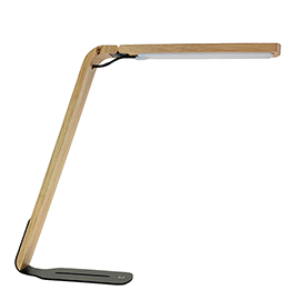 Lampada ledaika - 10w - legno - alba