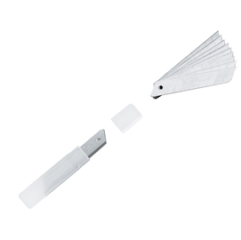 Lame di ricambio per cutter 17 mm - lebez - tubetto da 10 lame