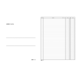 Libro cassa - 31 x 24,5cm - 100 fogli - edipro