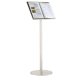 Leggio da terra - acrilico - 32x48 cm - tecnostyl