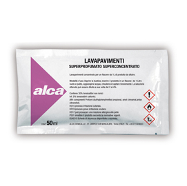 Lavapavimenti linea monodose - superprofumato - alca - bustina da 50 ml