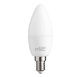 Lampada - led - candela - 5,5w - e14 - 3000k - luce bianca calda - mkc