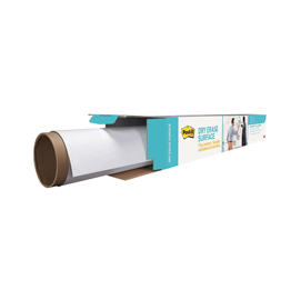 Lavagna cancellabile super sticky in rotolo - 91,4x121,9 cm - bianco - post it®