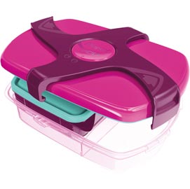 Lunch box picnik easy - modello origins - 1,78 l - viola/fuxia - maped