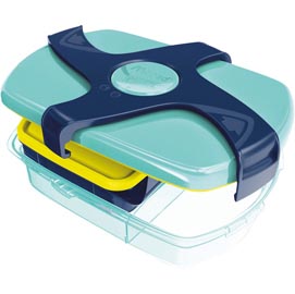 Lunch box picnik easy - modello origins - 1,78 l - azzurro/blu - maped