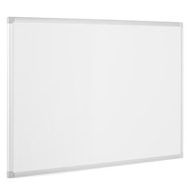 Lavagna magnetica smaltata - 90x120 cm - bianco - bi-office