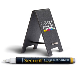 Lavagnette segnaposto - 8,5x5 cm - securit - set 5 pezzi