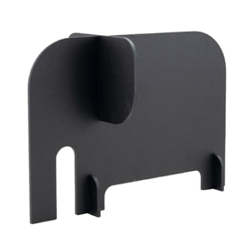 Lavagna silhouette - 14,3x19,8x10 cm - nero - forma elefante - securit